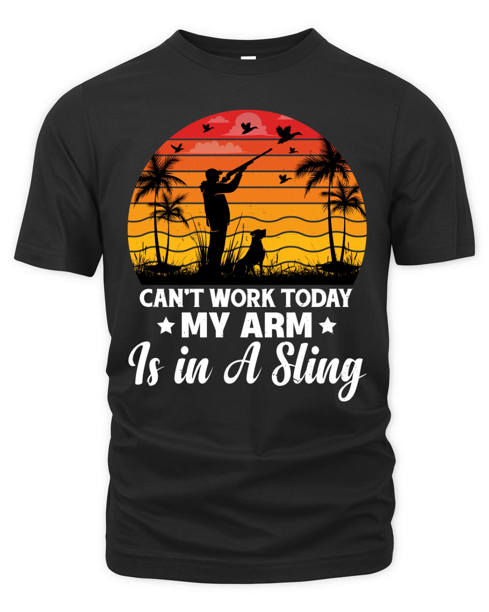Cant Work Today My Arm is in A Sling Organic Unisex T-shirt