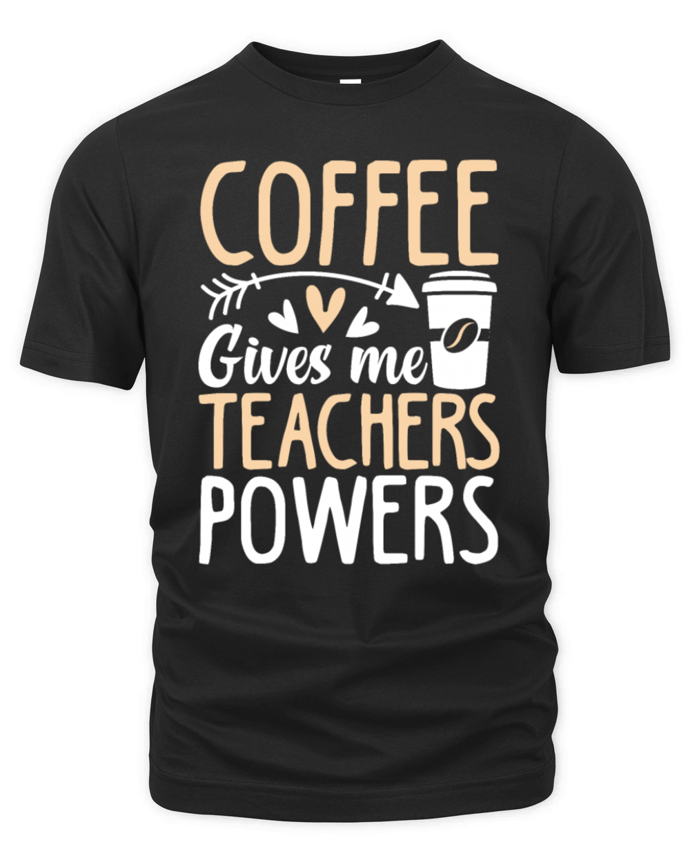 coffee gives me teacher powers Organic Unisex T-shirt