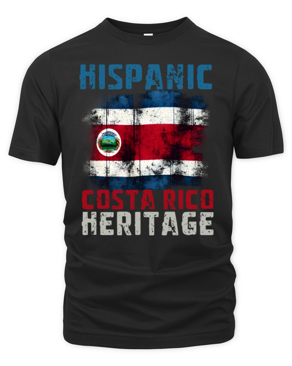 Costa Rican Heritage Hispanic Heritage Month Organic Unisex T-shirt