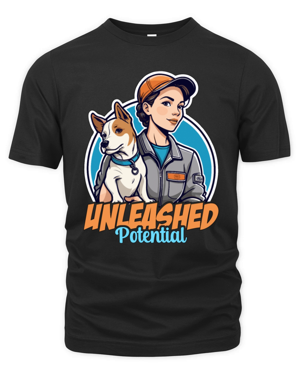 Dog Trainer Unleashed Potential Animal Behaviorist Organic Unisex T-shirt