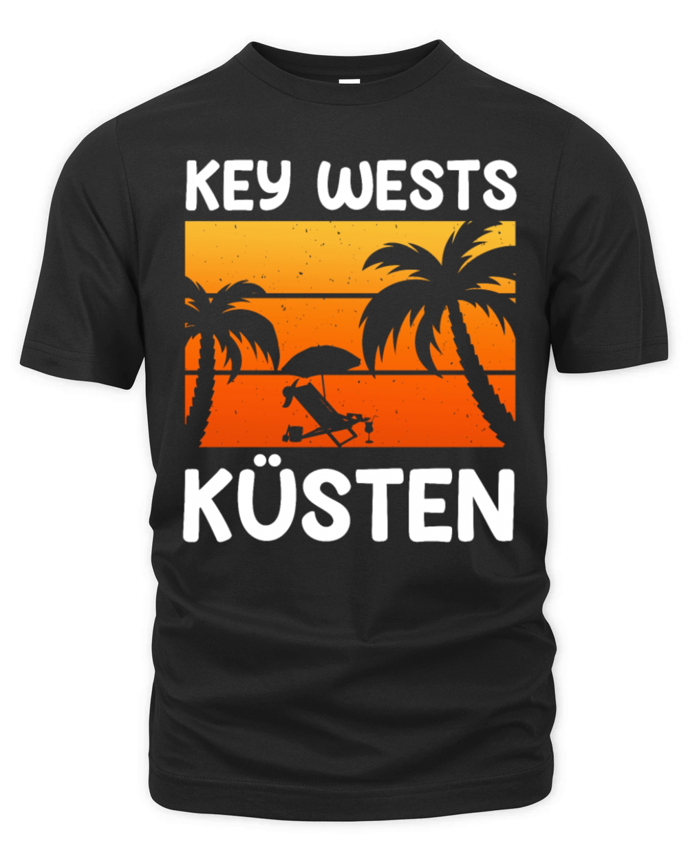 KEY-WEST COAST Vintage Sunshine-State Florida Organic Unisex T-shirt