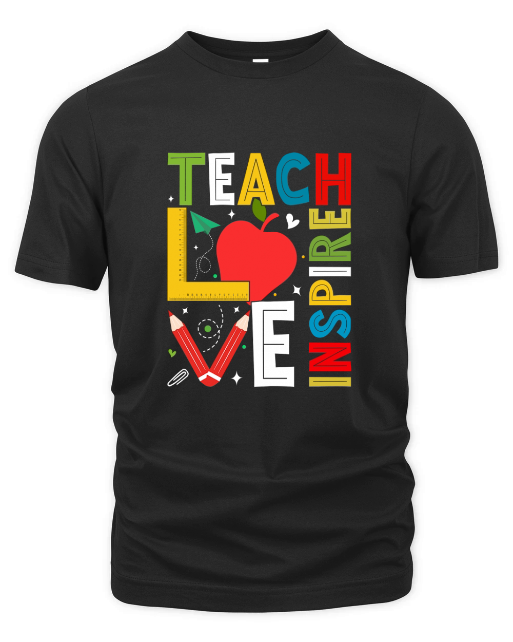 TEACH LOVE INSPIRE Organic Unisex T-shirt