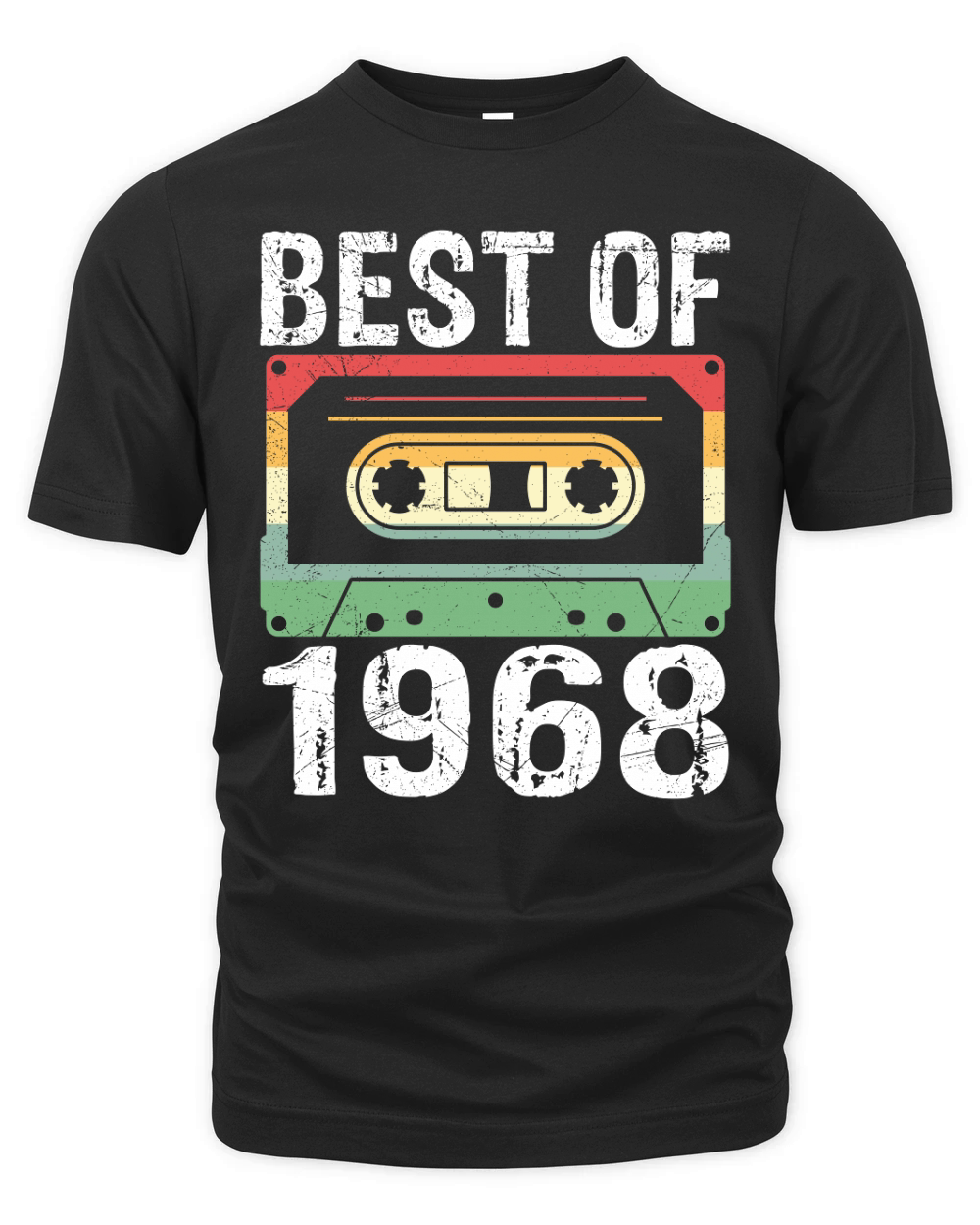 Vintage Best of 1968 Birthday Organic Unisex T-shirt