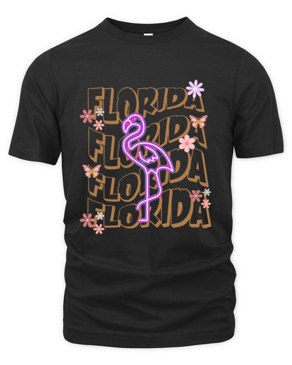 vintage florida retro Organic Unisex T-shirt