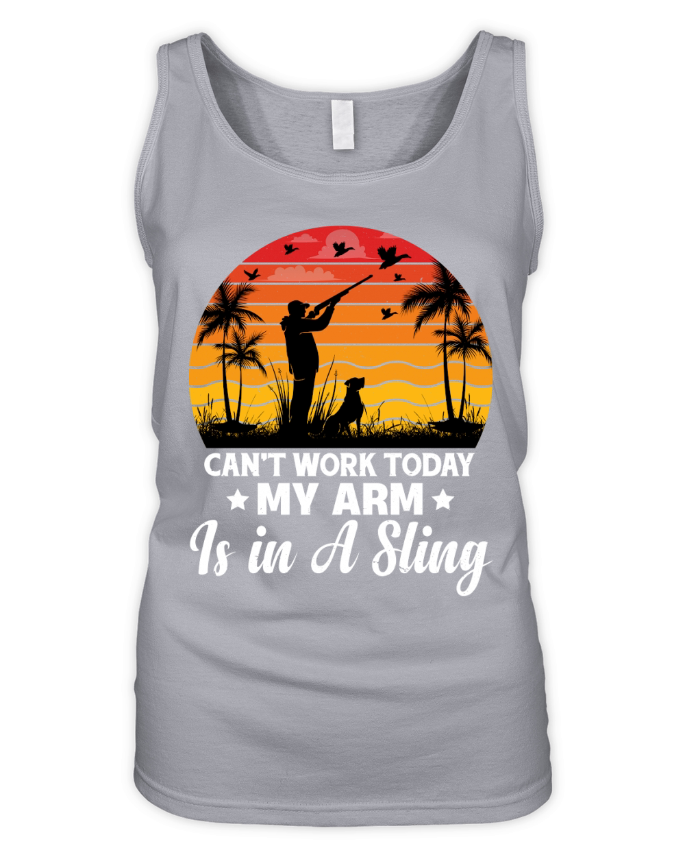 Cant Work Today My Arm is in A Sling Organic Women's Tank Top