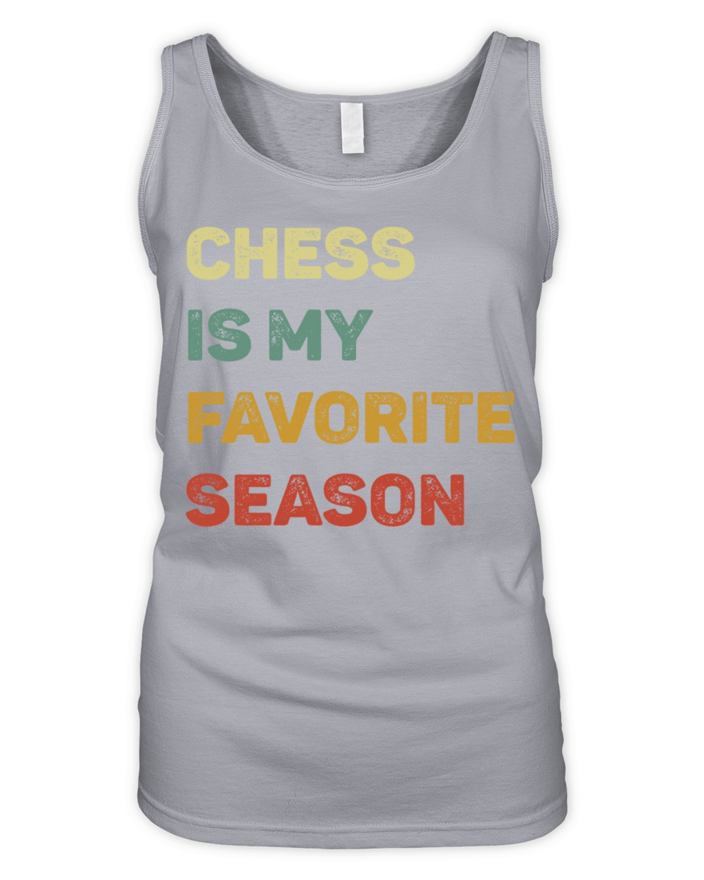 Chess Is My Favorite Season Retro Organic Women's Tank Top