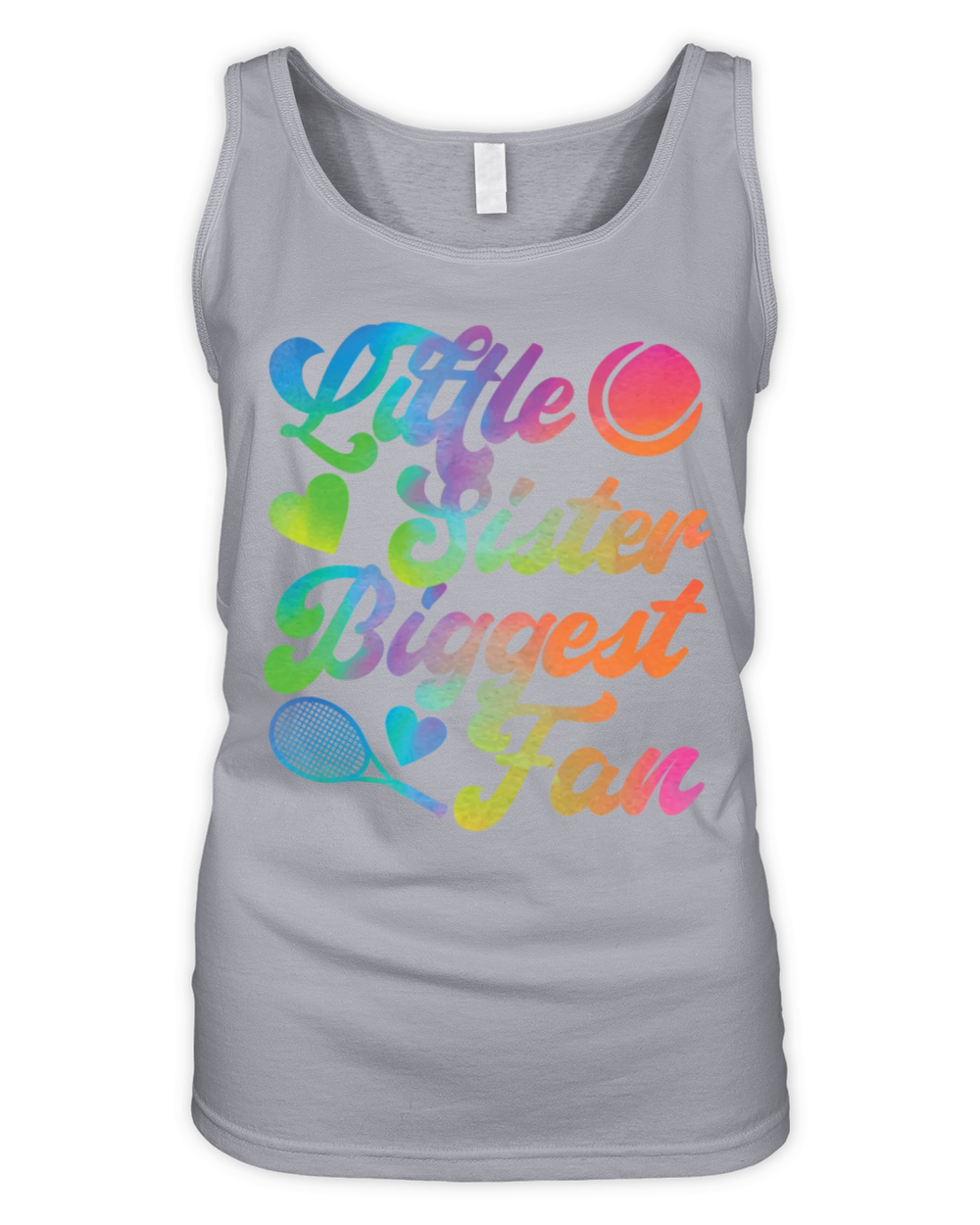 Funny Tennis Player Racket Sister Organic Women's Tank Top