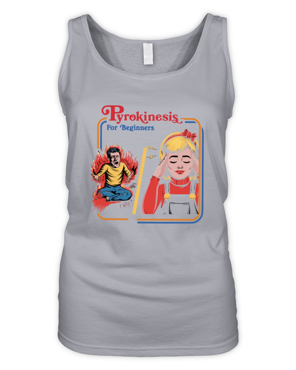 Pyrokinesis for Beginners Design Organic Women's Tank Top