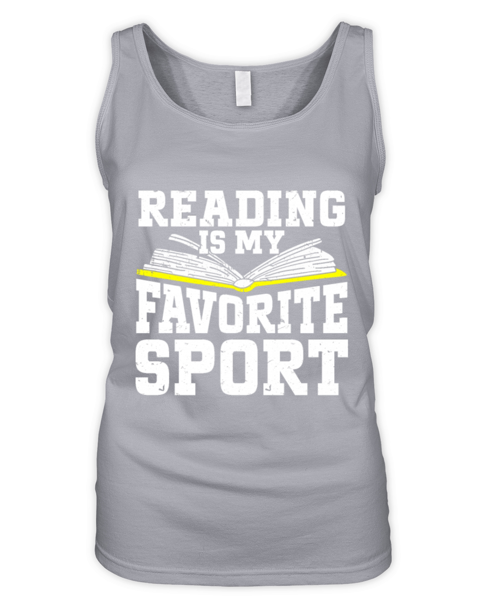 Reading Is My Favorite Sport Bookworm Organic Women's Tank Top
