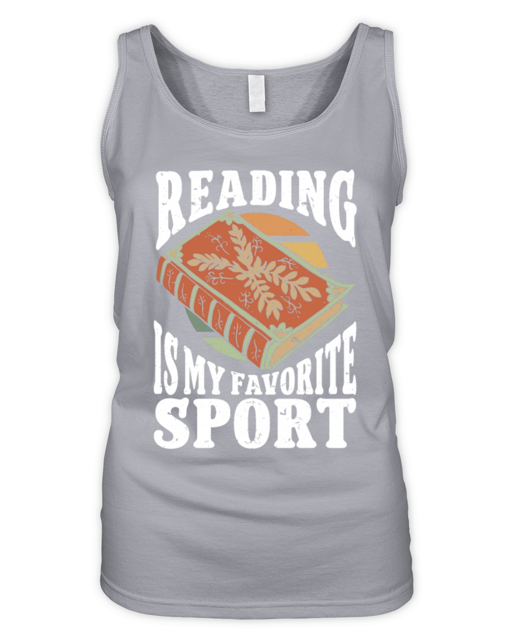 Reading Is My Favorite Sport Bookworm Organic Women's Tank Top