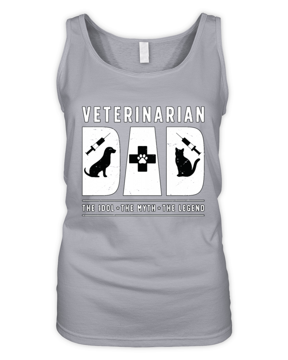 Veterinarian Dad The Idol The Myth Vet Assistant Organic Women's Tank Top
