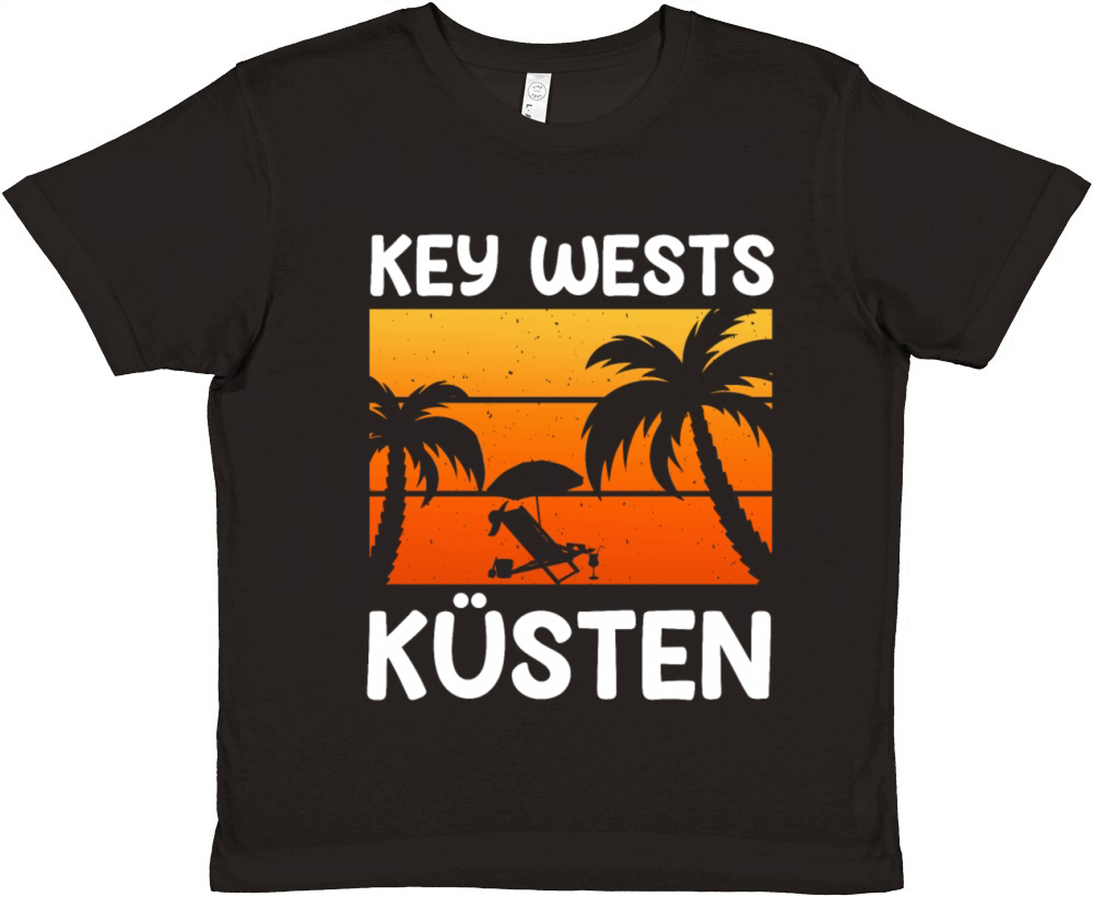 KEY-WEST COAST Vintage Sunshine-State Florida Premium Kids Crewneck T-shirt