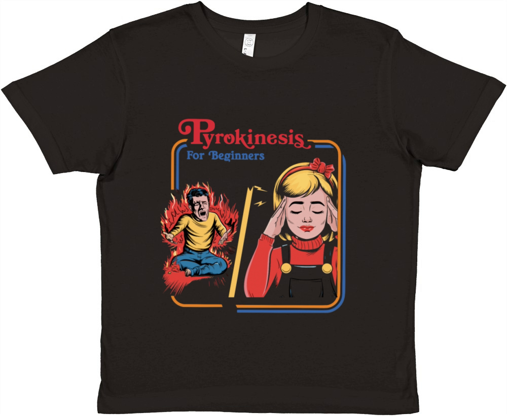Pyrokinesis for Beginners Design Premium Kids Crewneck T-shirt