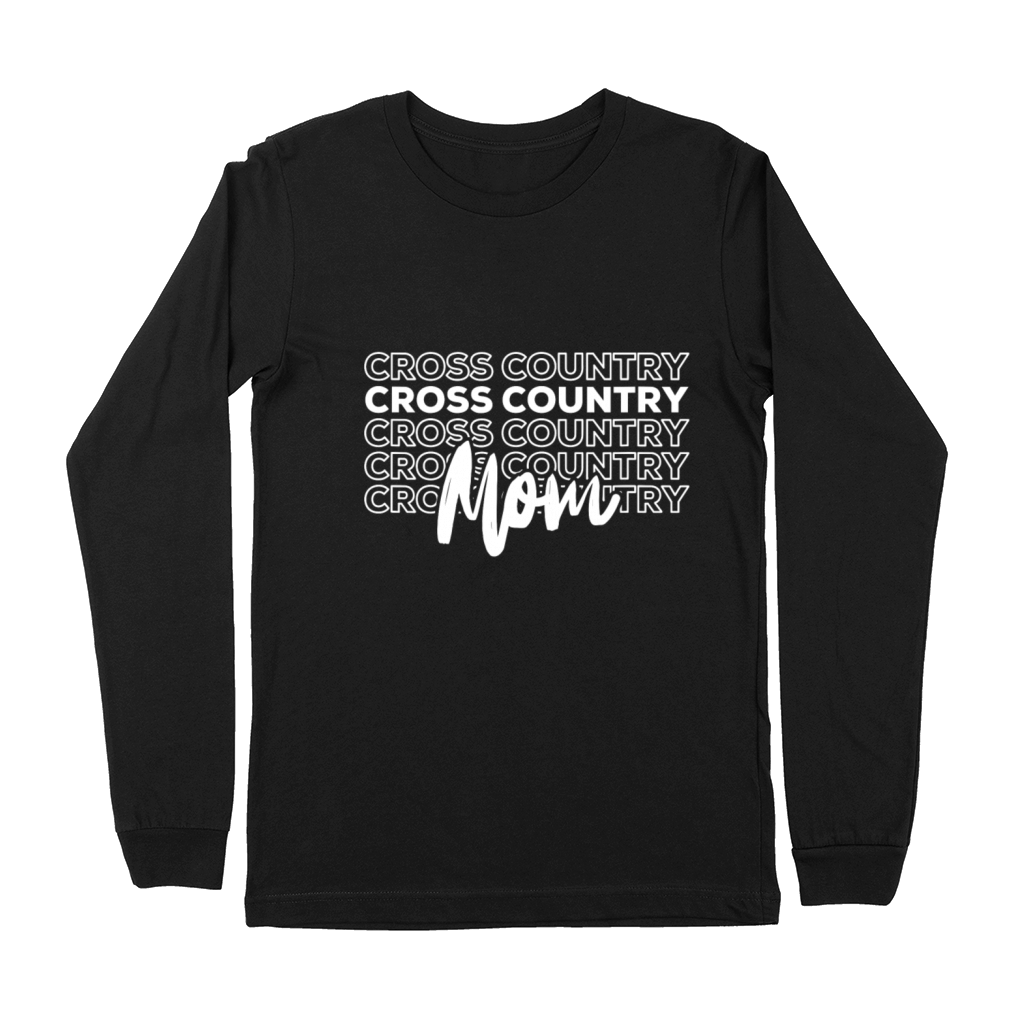 Cross Country Mom - XC Running Fan Premium Long Sleeve