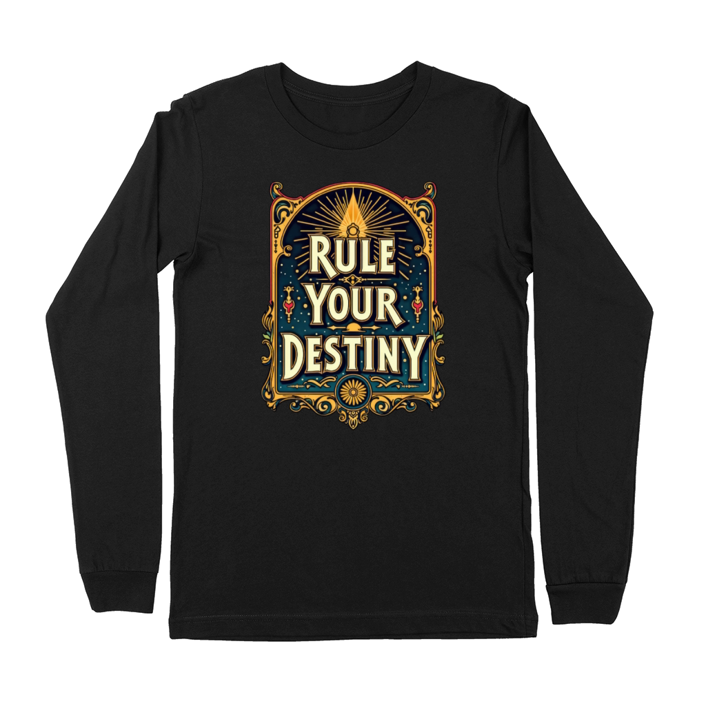 Rule Your Destiny Motivational Poster Premium Long Sleeve