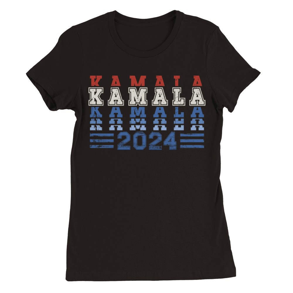 Kamala Harris 2024 Presidential Election Retro Premium Womens Crewneck T-shirt