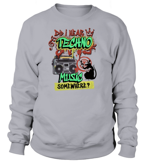 Hardcore Rave Music Raver 90s EDM House DJ Rave Sweatshirt Unisex