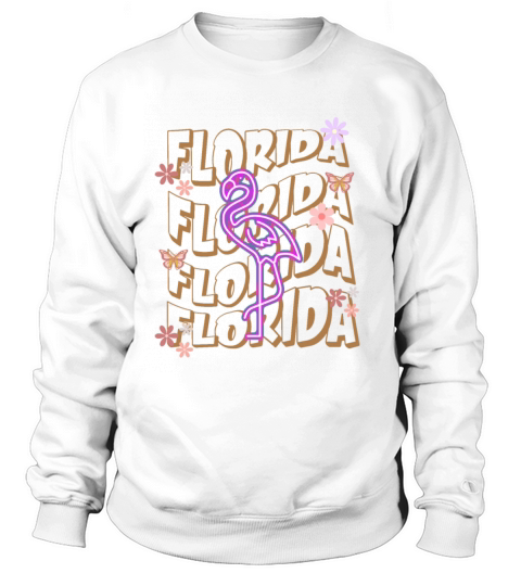 vintage florida retro Sweatshirt Unisex