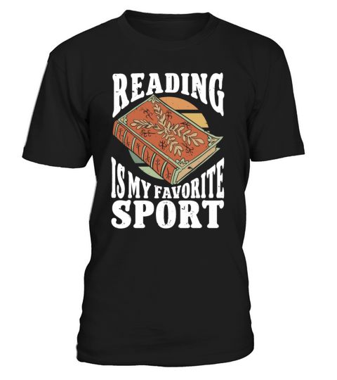 Reading Is My Favorite Sport Bookworm T-Shirt Unisex
