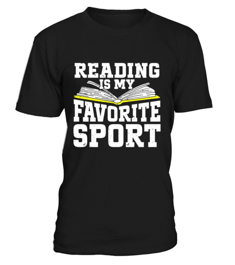 Reading Is My Favorite Sport Bookworm T-Shirt Unisex