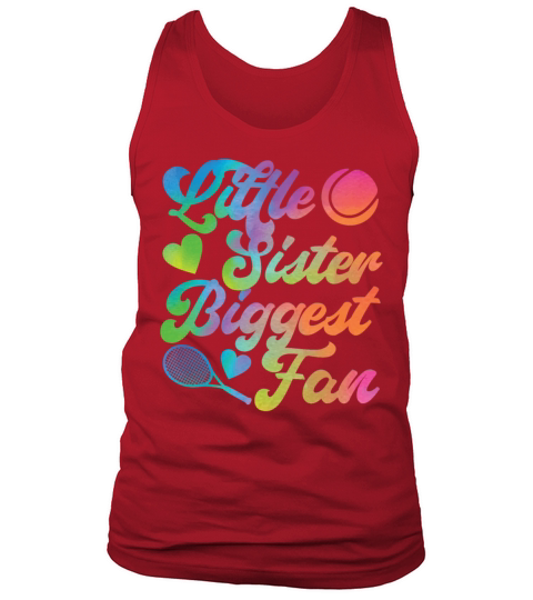 Funny Tennis Player Racket Sister Tank Top Unisex