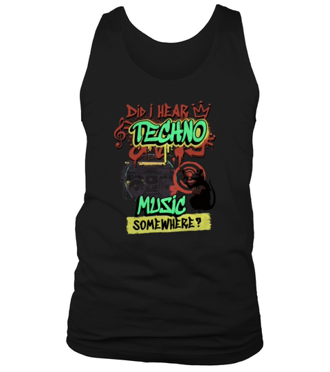 Hardcore Rave Music Raver 90s EDM House DJ Rave Tank Top Unisex
