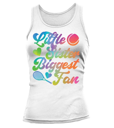 Funny Tennis Player Racket Sister Tank top Woman