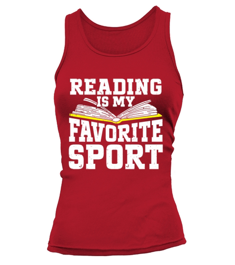 Reading Is My Favorite Sport Bookworm Tank top Woman