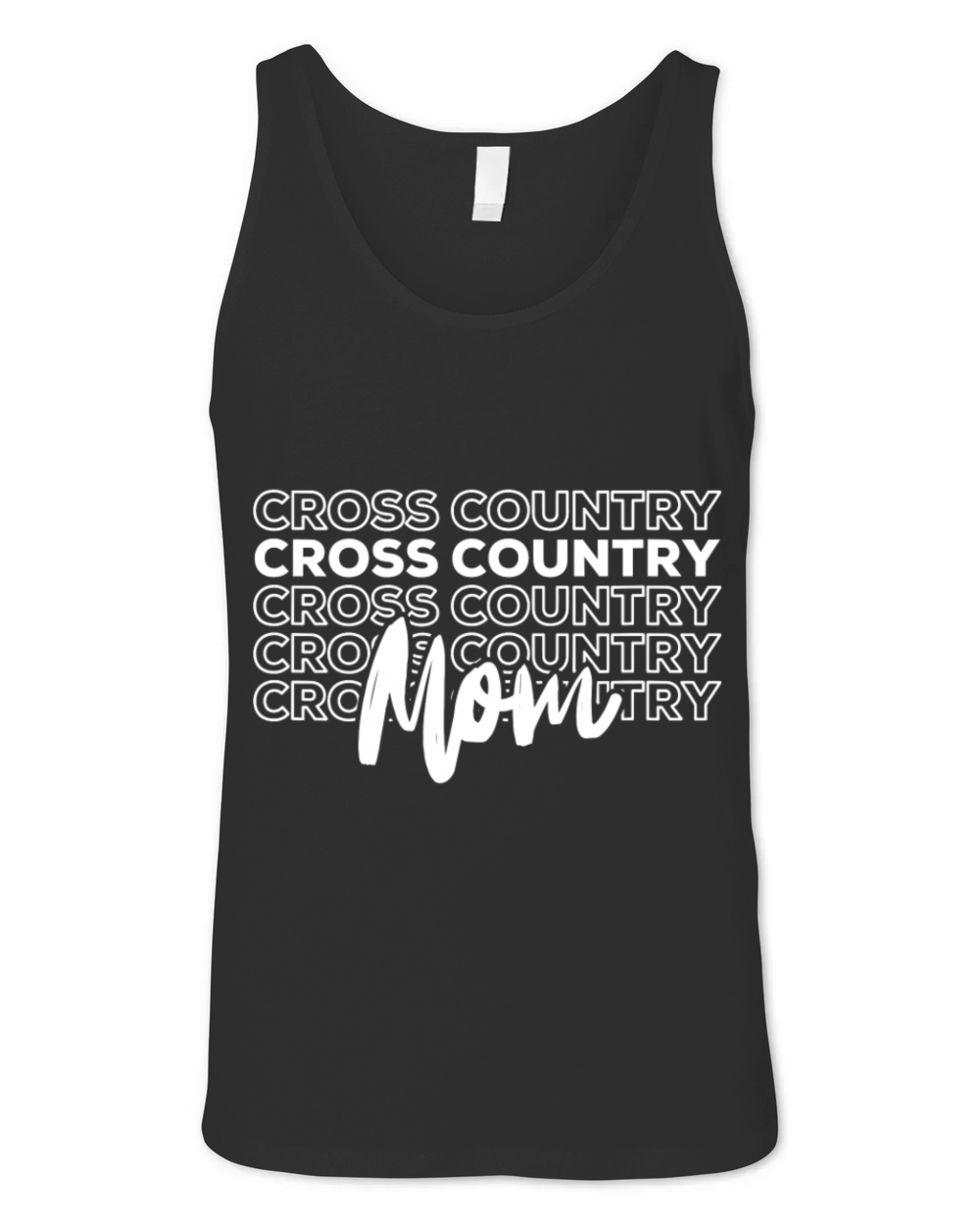 Cross Country Mom - XC Running Fan Unisex Jersey Tank