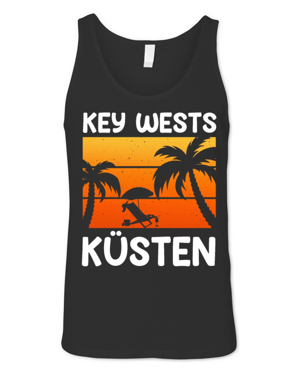KEY-WEST COAST Vintage Sunshine-State Florida Unisex Jersey Tank