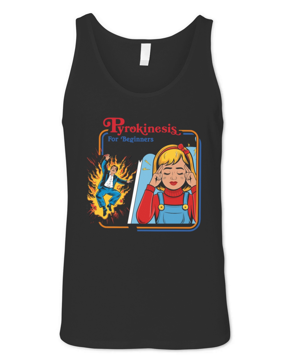 Pyrokinesis for Beginners Design Unisex Jersey Tank