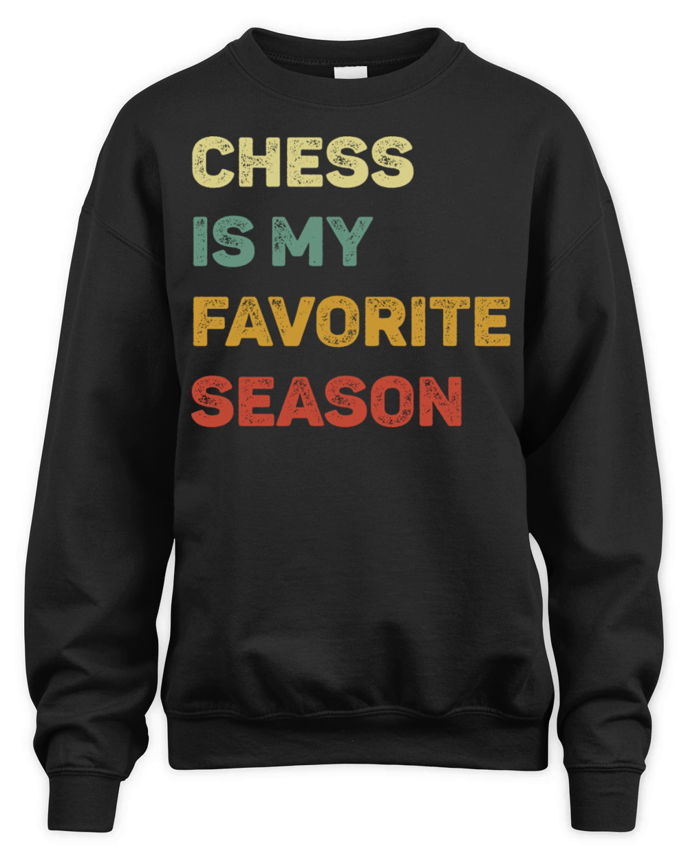 Chess Is My Favorite Season Retro Unisex Premium Crewneck Sweatshirt