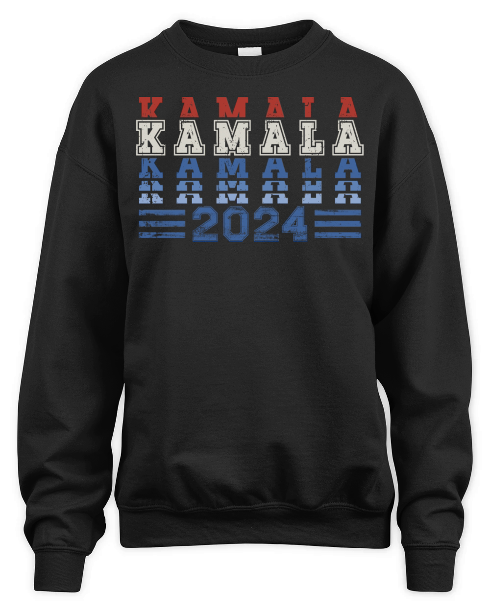 Kamala Harris 2024 Presidential Election Retro Unisex Premium Crewneck Sweatshirt