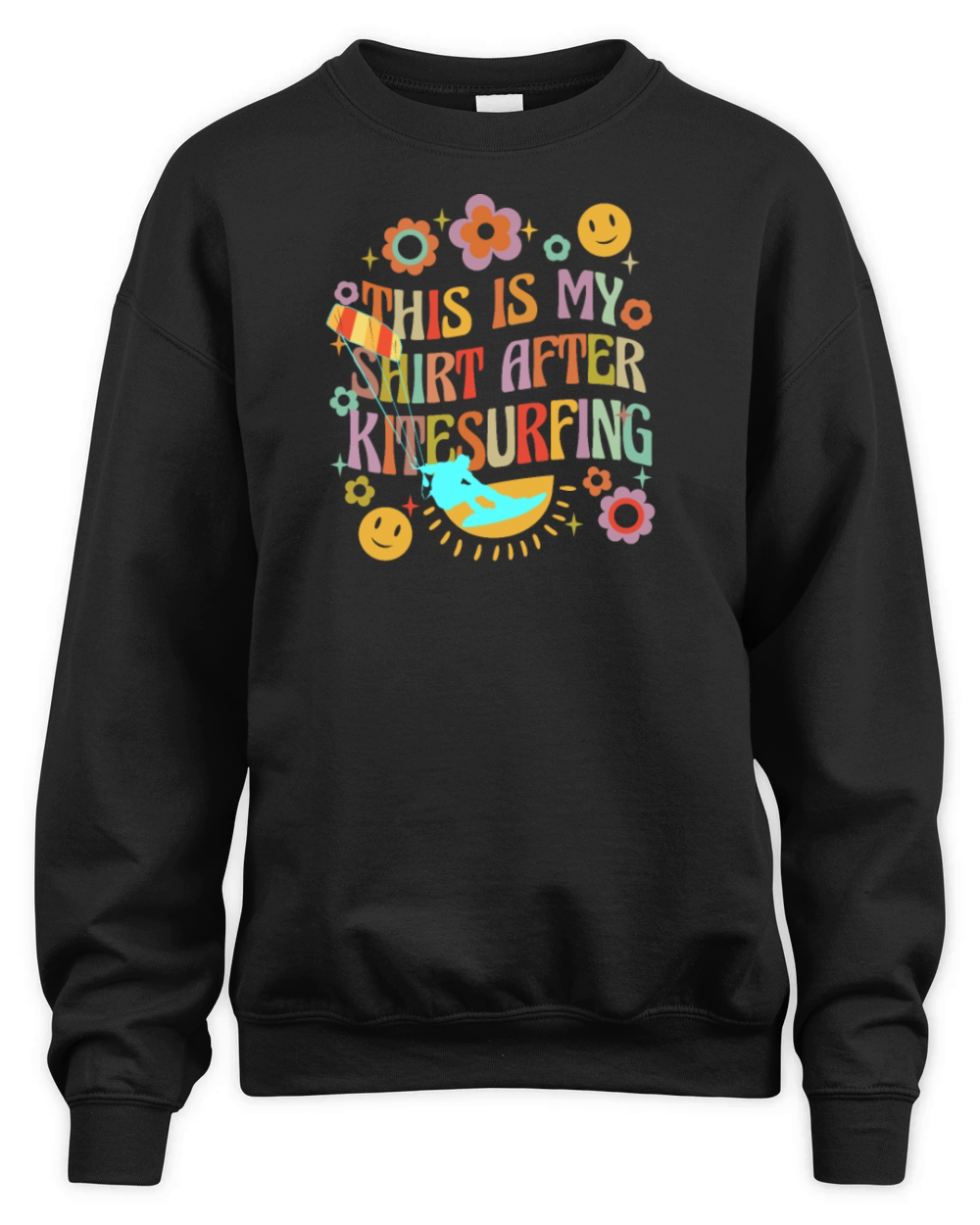 Kitesurfer Kiteboard Kitesurfing Vintage-Surf Unisex Premium Crewneck Sweatshirt