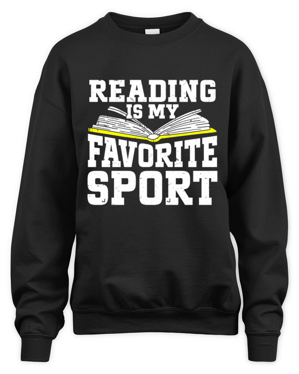 Reading Is My Favorite Sport Bookworm Unisex Premium Crewneck Sweatshirt