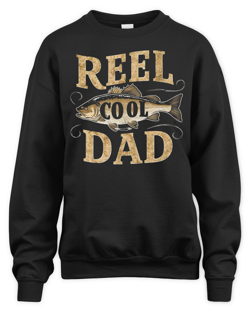 Reel cool dad (1) Unisex Premium Crewneck Sweatshirt
