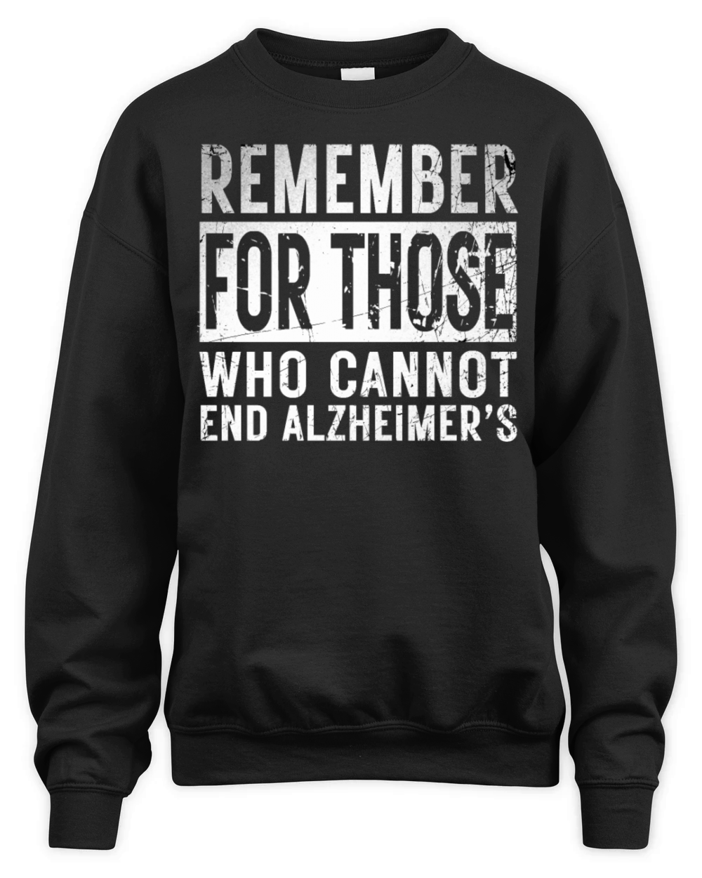Remember For Those Who Cannot End Alzheimers Awar Unisex Premium Crewneck Sweatshirt