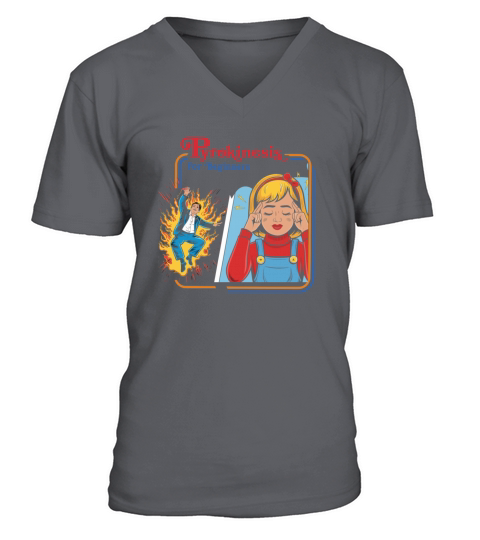 Pyrokinesis for Beginners Design V-Neck T-shirt