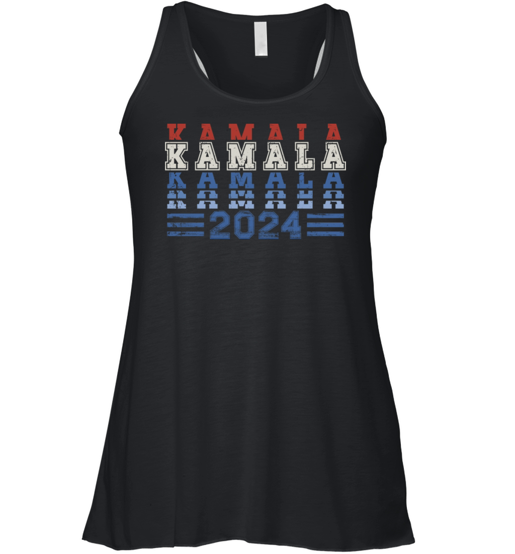 Kamala Harris 2024 Presidential Election Retro Women's Flowy Tank Top