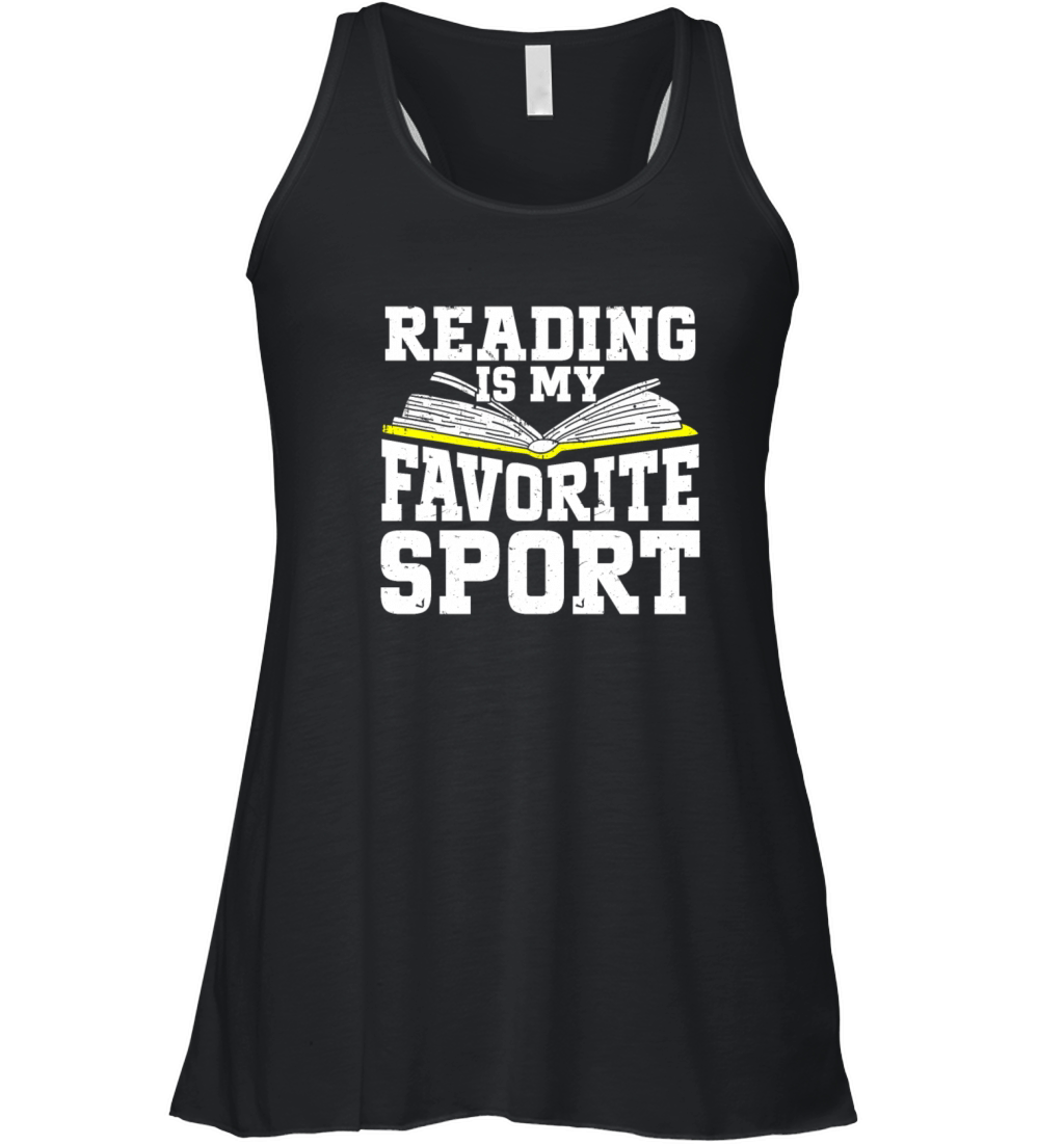 Reading Is My Favorite Sport Bookworm Women's Flowy Tank Top