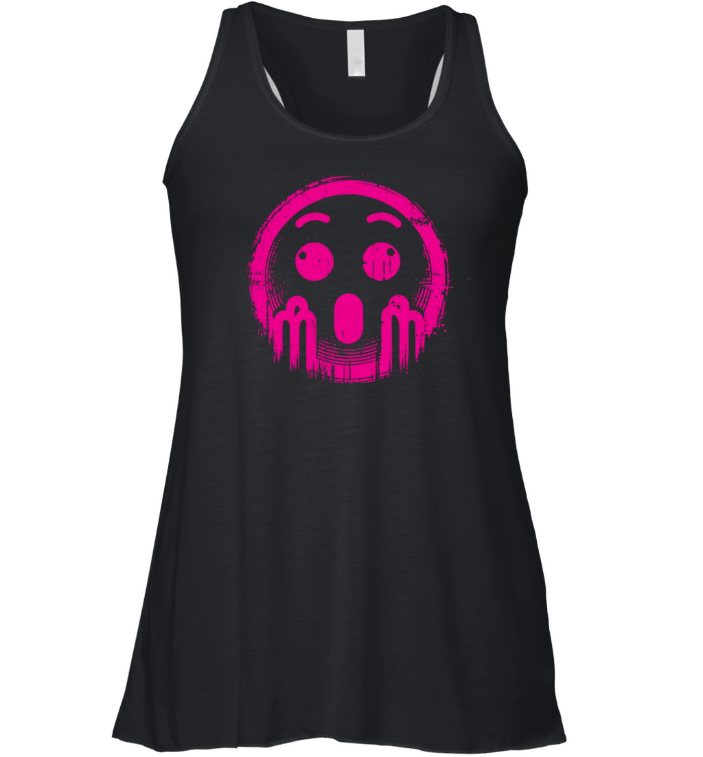 Suprising Pink Face Women's Flowy Tank Top