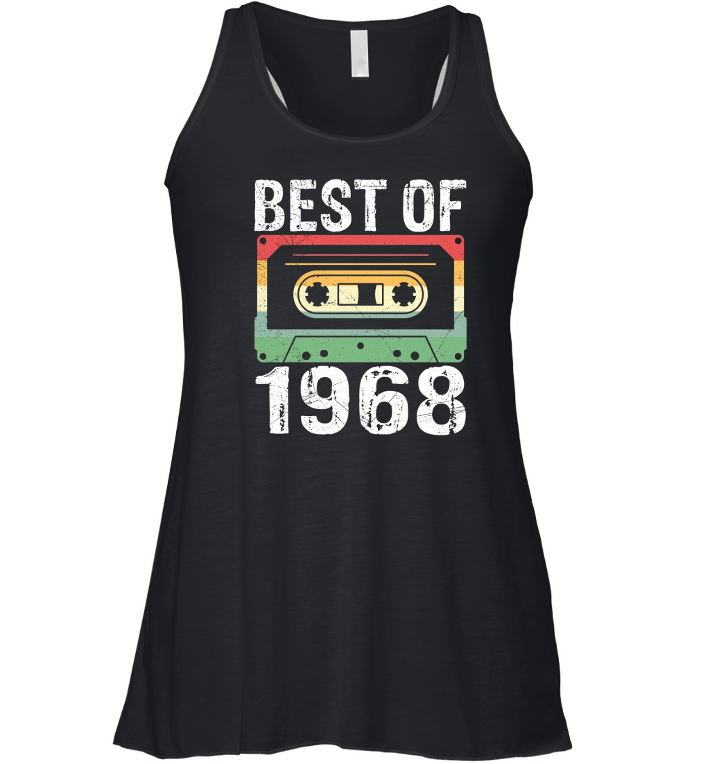 Vintage Best of 1968 Birthday Women's Flowy Tank Top