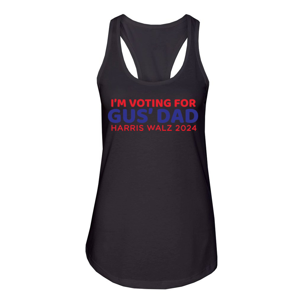 Im Voting for Gus Women's Racerback Tank