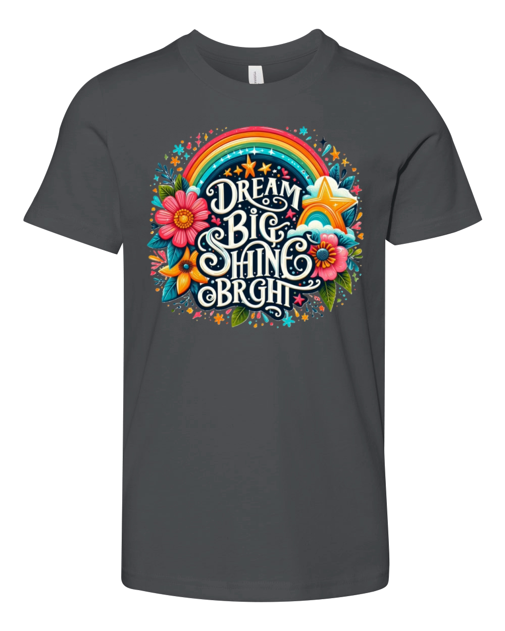 Dream Big Shine Bright Youth Unisex Jersey Tee