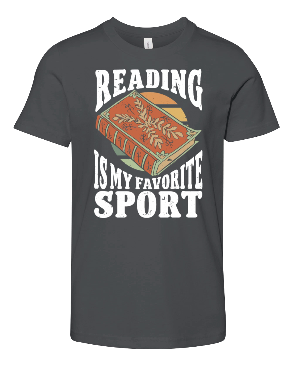 Reading Is My Favorite Sport Bookworm Youth Unisex Jersey Tee