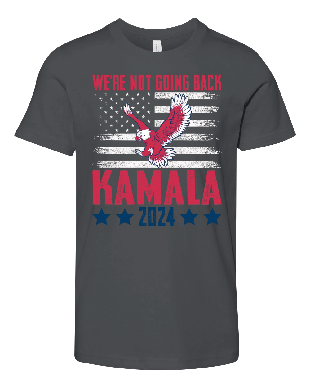 Were Not Going Back Kamala 2024 Youth Unisex Jersey Tee