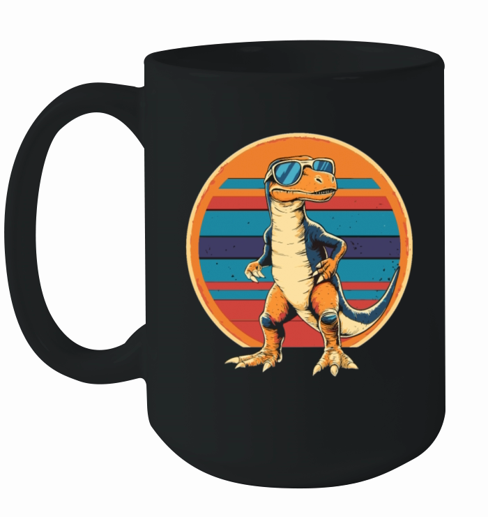 Cool Dinosaur Vibes Ceramic Mug