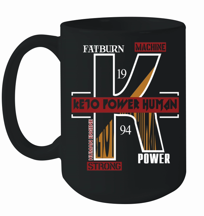 Keto power Human Ceramic Mug