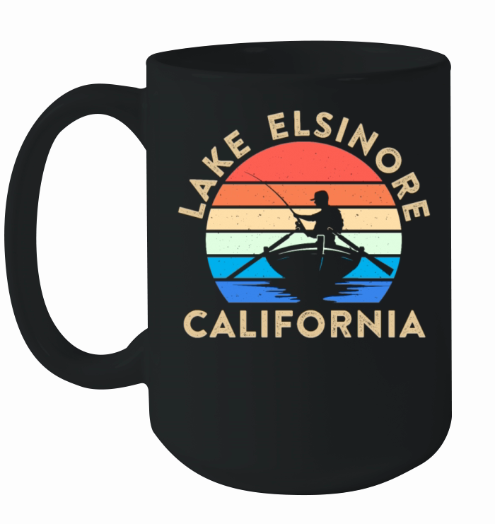 LAKE ELSINORE CALIFORNIA USA Golden State Lakes Ceramic Mug