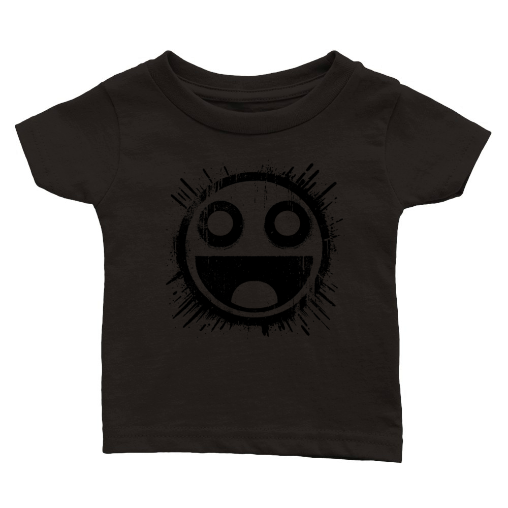 Explosive Joy Face Classic Baby Crewneck T-shirt